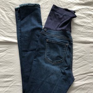 PinkBlush Dark Wash Maternity Jeans Size 24